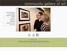 Tablet Screenshot of gallery.clcillinois.edu