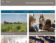 Tablet Screenshot of jobs.clcillinois.edu